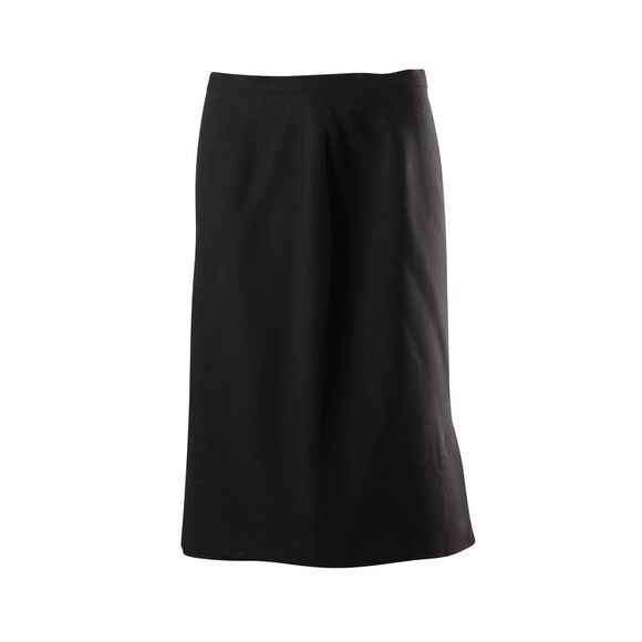Max Mara Midi Skirt in Black Viscose